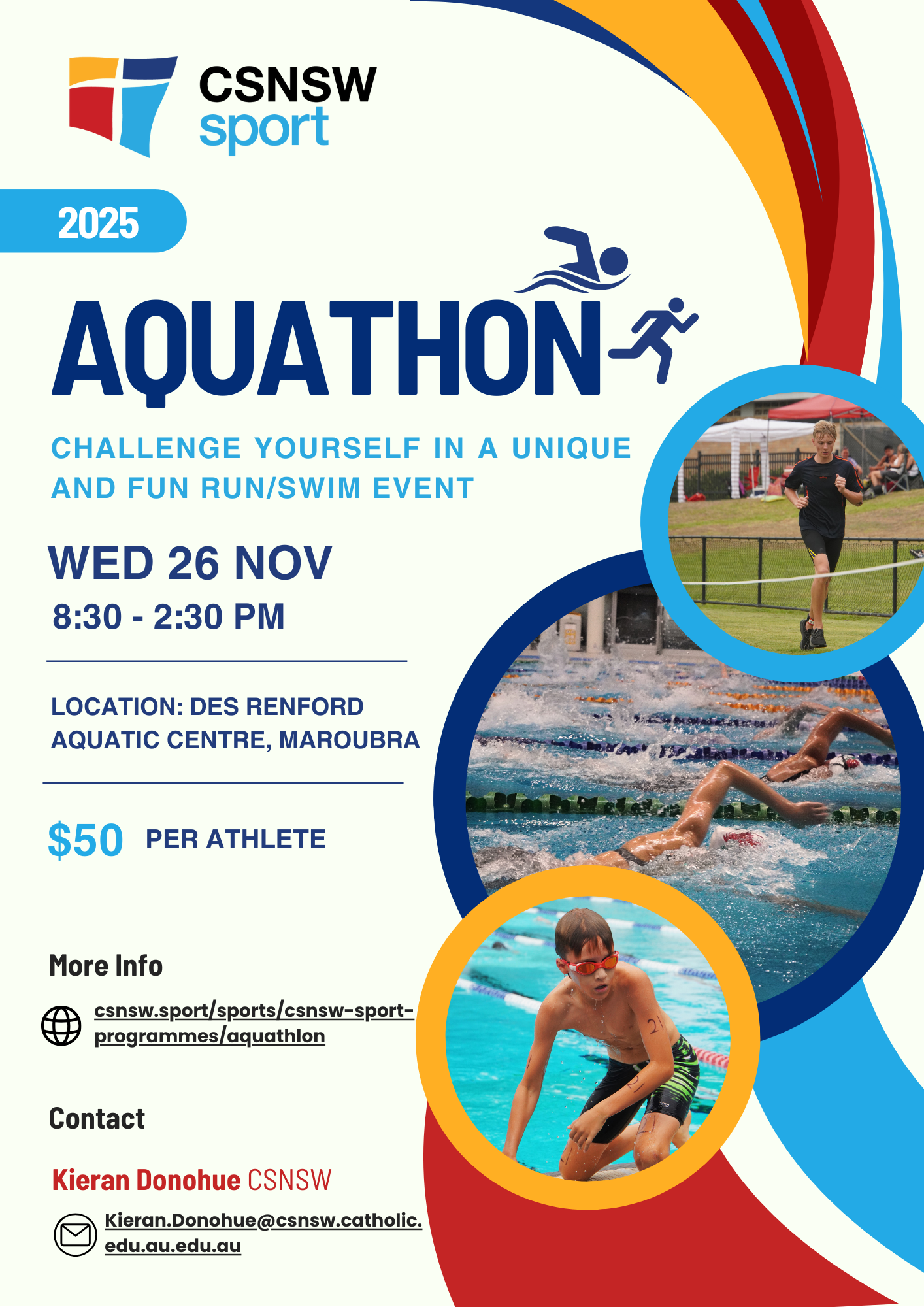 2025 Aquathlon Flyer