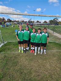 boys selected in polding soccer team 2025.